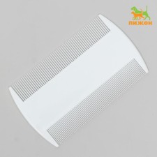 Combing for combing fleas, 8.8 x 5.2 cm, white