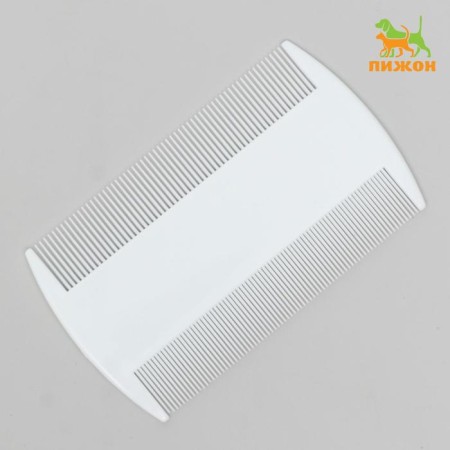 Combing for combing fleas, 8.8 x 5.2 cm, white