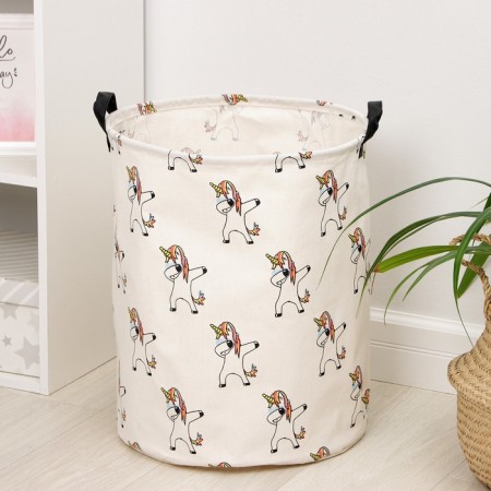 Basket Winness Textile Dolyana "Unicorns", 40 × 40 × 48.5 cm-4