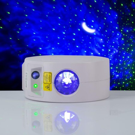 Light device "Montpasier" 5 cm, laser, speaker, glow of multi, 5 V