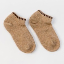 Women's socks from Mongolian wool, beige color, size 25 (37-39)