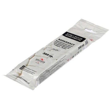 Mols for modeling KOH-I-NOOR KERAPLAST 131708, 300 g, selfless, polymer, white-3