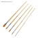 System of Synthetics 5 pieces of ZHK "Sonnet No. 3" (Round No.: 2.6; Flat No.: 4.8.12) Long handle