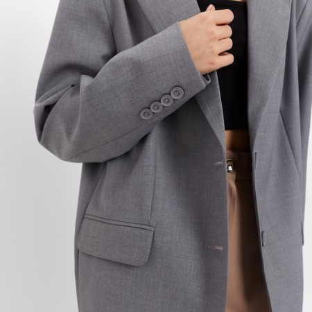 Women's jacket Minaku: classic color gray, rr 46-48-10