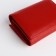 Women's wallet on magnet, red color