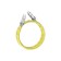 Cable Hoco U113, Type-C-Type-C, 3 A, 1 m, braid transparent silicone, golden