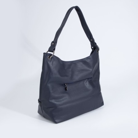 Load bag with lightning, external pocket, blue color-1