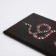 Cover for passport, black color