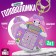 Puzzle-labyrinth "Bunny" with a calculator, on a keychain, color mix
