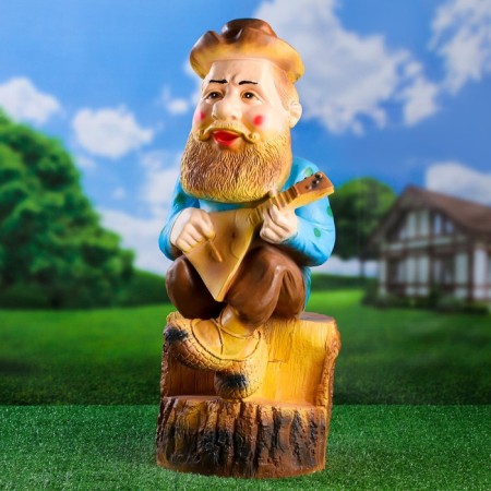 Garden figure "A man with a balalaika" 65x28x33cm mix-1