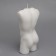 Figure candle "Men's torso", 6x17 cm, white, 6 hours