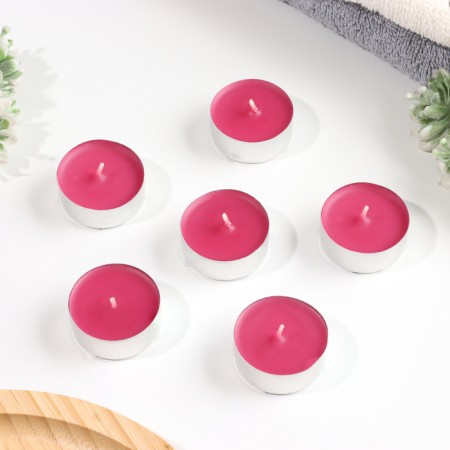 A set of tea candles aromatic "berries", 3.8x1.6 cm, 3.5 hours, 12 g, 6 pieces-1