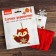 Set for creativity - Create the Christmas tree decoration "Fox with Snezhinka"