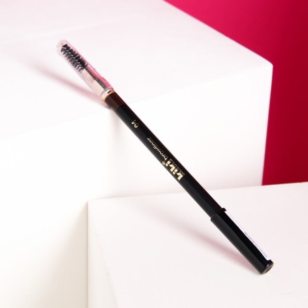 Eyebrow pencil Kiki, with a brush, tone 04 (dark brown)-5
