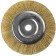 Disc “bison” brush 35187-200_z01, for Ushm, brassized 0.3 mm, steel, 22.2x200 mm