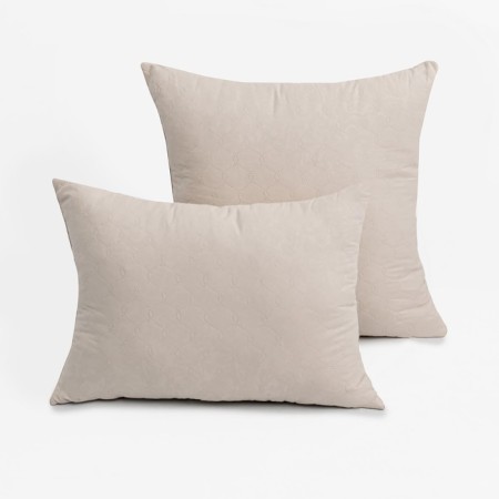 Pillow 50x70cm, ivory, Fayber, microfiber, 100% polyester