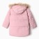 Winter jacket for girls, pink color, height 134 cm