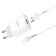 Network charger Hoco C81a, USB, 2.1 A, MicroUSB 1 m cable, white