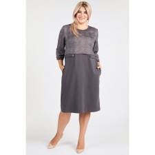 Women's dress, size 60, gray color