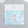 Decor for creativity plastic "Bunny with a bow" set of 12 pcs mix 1.7x1.1 cm