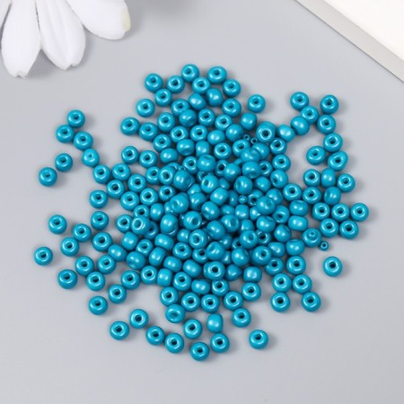 Glass beads 6/0 "dark lazor" 15 grams-1