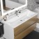 The Uperwood Family shell, half -around, 80 cm, rectangular, white