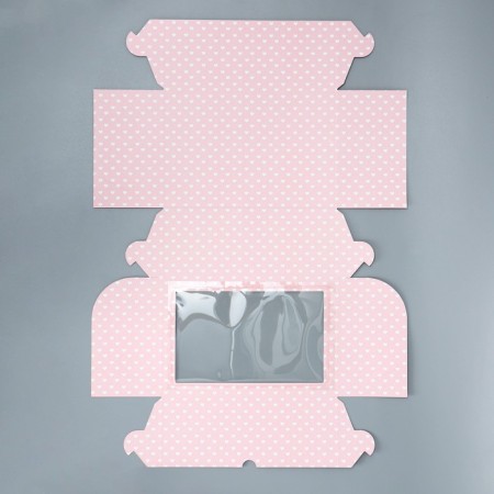Capcake box, confectionery packaging double -sided, 6 cells “The most tender”, 25 x 17 x 10 cm-6