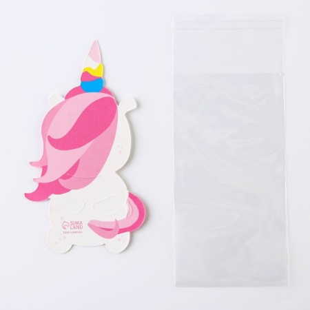 Package for sweets, confectionery packaging, "unicorn", 11 x 6 cm-2