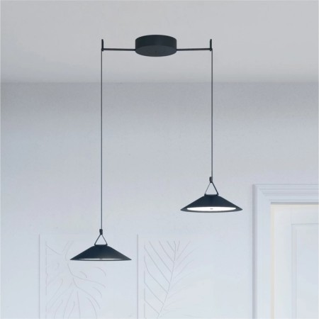 DK5564-BK Belty Flow Light with D300mm H71MM 48V 120 ° 4000K IP20 black aluminum LED-4
