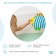 Washcloth - ROXY -KIDS mitten "fish", terry