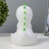 Night Dinosaurus LED from batteries white-green 12x10x14 cm