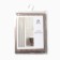 The curtain in the bathroom Ethel strip is beige color, 180*200 cm, 80g/m2, 100% p/e