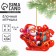 Christmas tree toy New Year's "Santa Claus", for the New Year, 10 x 8 cm