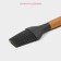 Brown Brush brush, 28 cm, gray/beige color