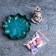 Filicism Set on the stand "Frog owi" 6x4cm