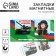 Magnetic bookmarks 2 pcs, 4x4cm, on the substrate "only forward"