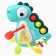 Developing sensory toy - rattle "Baby Dino", Kroshka I