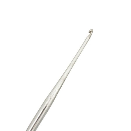IMRA hook for thin yarn without a handle, steel, with a guide area of ​​1.0 mm-2