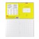 Notebook 12 sheets in the Erichkrause Bright Classe Classic, Cover Cardboard Cover, Yellow