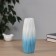 VAZA Ceramics Table "Heidi" City Style, 20.5x6.5 cm, blue and blue