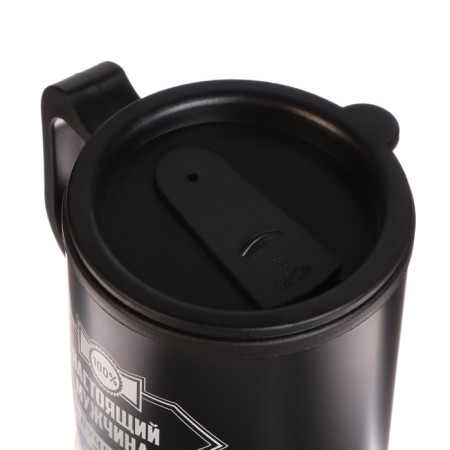 Thermal circle, 450 ml, car "real man", retains heat 2 hours, 12 x 17 cm-4