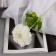 Artificial flowers "chrysanthemum lux" d-9 cm, 50 cm, white