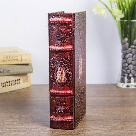 Safe-book wood "Noble nest" 21x13x5 cm-3
