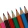 Pencils 12 flowers Calligrata, mini in a cardboard box