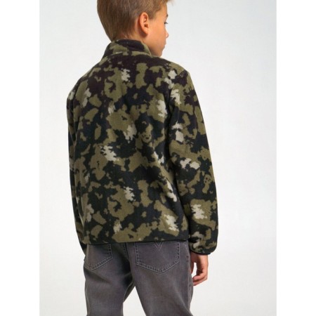 Fleet from a blis on a zipper for a boy, height 164 cm-3
