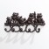 Decorative metal hooks "Frogs" 14x31x4 cm