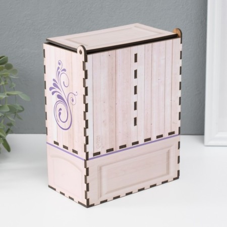 Tea house double with the box "Good morning" 20x8.7x15.2 cm mix-4