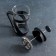 Teapot of a tender jacket - press "Zet", 600 ml, glass, black color