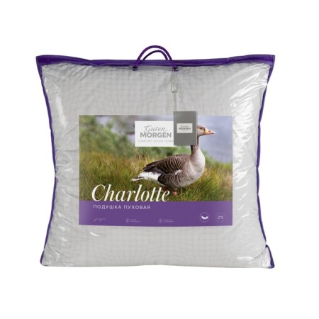 Charlotte pillow, size 68x68 cm, gray color-9