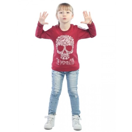 Svitshot children, height 98 cm, burgundy color